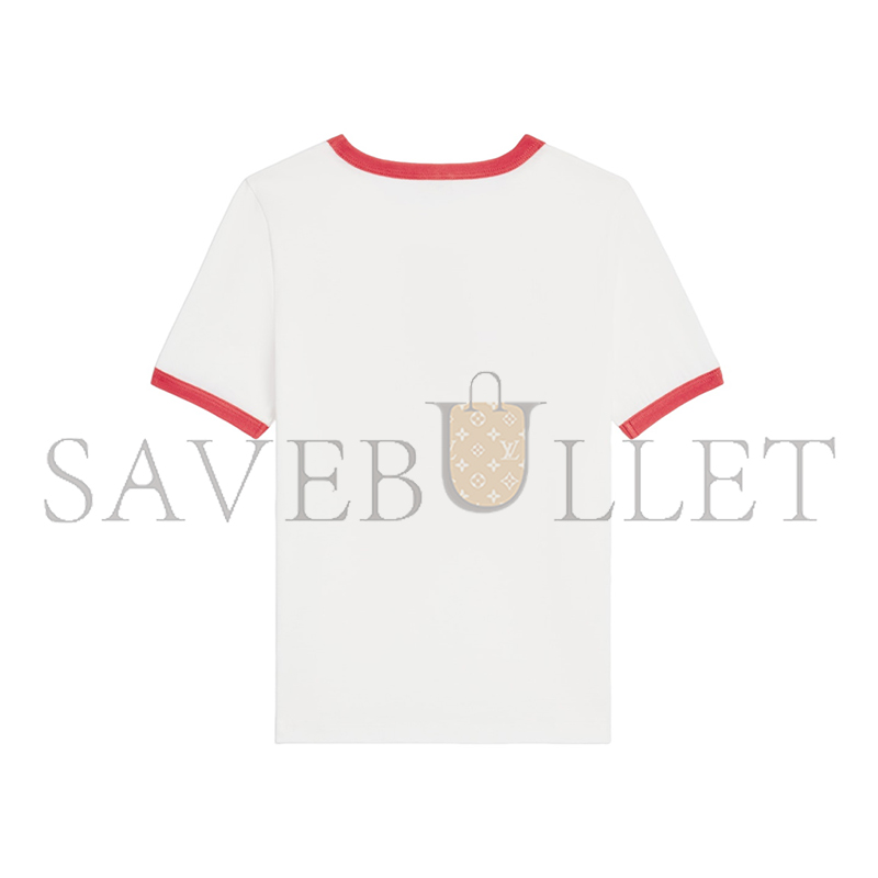 CELINE 70'S T-SHIRT IN COTTON JERSEY RX0CH671Q.GDJ2